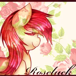 Size: 2000x2000 | Tagged: safe, artist:mixipony, derpibooru import, roseluck, rose, solo