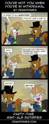 Size: 638x1610 | Tagged: semi-grimdark, artist:drawponies, derpibooru import, oc, oc:calamity, oc:littlepip, unofficial characters only, pegasus, pony, unicorn, fallout equestria, fanfic, clothes, comedy, comic, cutie mark, dashite, drugs, eyes closed, fanfic art, female, floppy ears, funny, hat, hooves, horn, male, mare, mint-als, open mouth, party time mintals, pipbuck, sketch, smiling, snickers, stallion, teeth, vault suit, wasteland, wings, you're not you when you're hungry