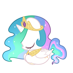 Size: 300x300 | Tagged: artist:miikanism, derpibooru import, princess celestia, safe, sleeping, solo