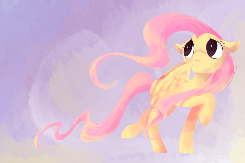 Size: 2000x1333 | Tagged: artist:tearzah, fluttershy, safe, solo, windswept mane