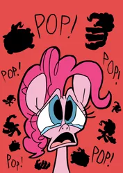 Size: 1280x1812 | Tagged: artist:joeywaggoner, death, derpibooru import, diane, massacre, murder, pinkie clone, pinkie clone debate, pinkie pie, safe, scene interpretation, teary eyes, the clone that got away, too many pinkie pies