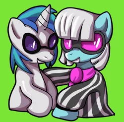 Size: 536x528 | Tagged: artist:first-blush, derpibooru import, photo finish, safe, vinyl scratch