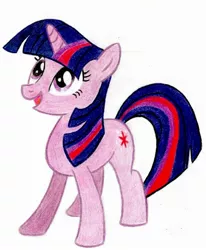 Size: 1862x2263 | Tagged: artist:muffin mane, derpibooru import, safe, solo, traditional art, twilight sparkle