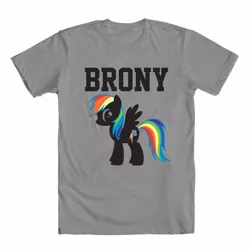 Size: 1000x1000 | Tagged: brony, clothes, derpibooru import, official, rainbow dash, safe, shirt, solo, welovefine