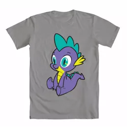 Size: 1000x1000 | Tagged: clothes, derpibooru import, official, safe, shirt, solo, spike, welovefine
