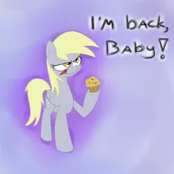 Size: 2000x2000 | Tagged: safe, artist:dutchgirl626, artist:rosieu, derpibooru import, derpy hooves, pegasus, pony, rainbow falls, bender bending rodriguez, female, futurama, mare, solo, the grey one's glorious return