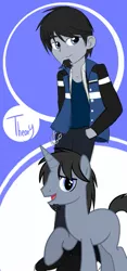 Size: 611x1307 | Tagged: safe, artist:theorybrony, derpibooru import, oc, oc:theory brony, unofficial characters only, equestria girls, facial hair, human ponidox, solo