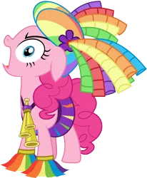 Size: 6000x7273 | Tagged: absurd resolution, .ai available, artist:lahirien, cheerleader, cheerleader pinkie, cute, derpibooru import, diapinkes, faic, pinkie pie, rainbow falls, safe, simple background, skirt, solo, transparent background, vector