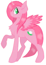 Size: 968x1376 | Tagged: safe, artist:rosesx, artist:snowkit96, derpibooru import, ponified, alicorn, pony, alicornified, amy rose, race swap, simple background, solo, sonic the hedgehog (series), transparent background