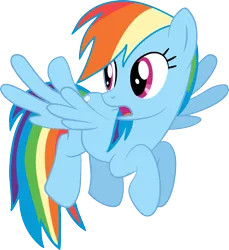 Size: 1377x1503 | Tagged: safe, artist:mighty355, derpibooru import, rainbow dash, rainbow falls, simple background, solo, transparent background, vector