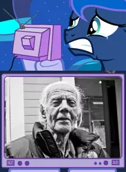 Size: 563x769 | Tagged: crying, death, derpibooru import, exploitable meme, john dobson, meme, obligatory pony, princess luna, safe, tv meme