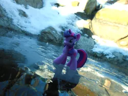 Size: 4608x3456 | Tagged: safe, artist:synch-anon, derpibooru import, twilight sparkle, ice, toy, winter