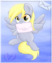 Size: 750x905 | Tagged: safe, artist:raininess, derpibooru import, derpy hooves, pegasus, pony, female, mare, solo