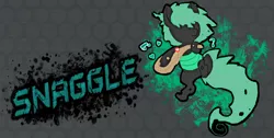 Size: 890x448 | Tagged: artist:princessamity, changeling, derpibooru import, eyes closed, fighting is magic, green changeling, heart, musical instrument, music notes, oc, safe, smiling, solo, strumming, ukulele, unofficial characters only