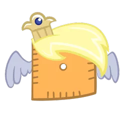 Size: 500x500 | Tagged: artist:nyanpegasus, cheez-it, crackers, derpibooru import, derpy hooves, food, princess derpy, safe, solo, species swap, wat