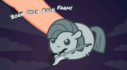 Size: 600x332 | Tagged: safe, artist:4as, derpibooru import, marble pie, earth pony, human, pony, animated, blob, chibi, chubbie, cute, electric guitar, female, flash, game, guitar, link, marblebetes, mare, musical instrument, offscreen character, offscreen human, poking, pun, touch