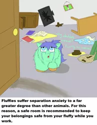 Size: 1000x1282 | Tagged: artist:buwwito, crying, derpibooru import, fluffy facts, fluffy pony, mess, poop, safe, safe room, solo