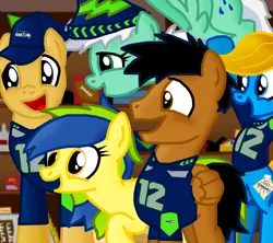 Size: 3124x2780 | Tagged: 12th colt, 12th man, 12th mare, american football, artist:ajmstudios, brony, derpibooru import, nfl, safe, seaddle, seahawks, seattle, seattle seahawks, super bowl, super bowl xlviii