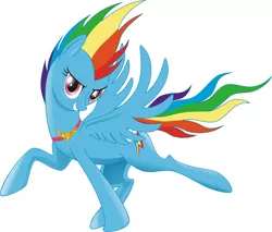 Size: 2677x2276 | Tagged: safe, artist:vasillium, derpibooru import, rainbow dash, solo