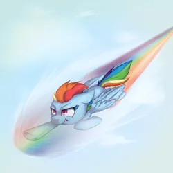 Size: 5000x5000 | Tagged: absurd resolution, artist:vicse, derpibooru import, flying, rainbow dash, safe, solo, trail