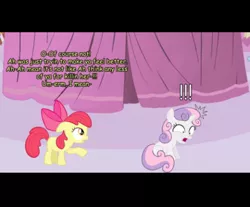 Size: 480x398 | Tagged: apple bloom, derpibooru import, pervertedcmc, semi-grimdark, sweetie belle, tumblr