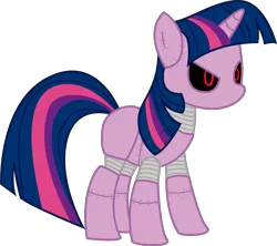 Size: 2265x2014 | Tagged: safe, artist:frankleonhart, derpibooru import, edit, twilight sparkle, pony, robot, robot pony, roboticization, simple background, solo, transparent background, twibot, vector