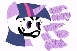 Size: 900x596 | Tagged: artist:thelimeofdoom, derpibooru import, insane clown posse, meme, safe, solo, twilight sparkle, violent j