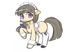 Size: 800x567 | Tagged: safe, artist:shepherd0821, derpibooru import, oc, unofficial characters only, earth pony, pony, robot, blank flank, chobits, fancy frontier 23, solo