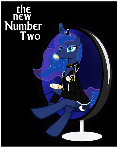 Size: 3454x4335 | Tagged: artist:athos01, derpibooru import, number two, princess luna, safe, solo, the prisoner