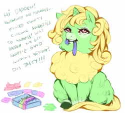 Size: 500x450 | Tagged: artist:fwufee, condom, derpibooru import, domestic, fluffy pony, solo, stupidity, suggestive