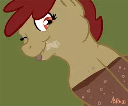 Size: 700x583 | Tagged: safe, artist:chubbyjam, derpibooru import, oc, oc:coke pony, unofficial characters only, food pony, original species, comic, fetish, mentos, mentos and diet coke, micro, single panel, tongue out, vore