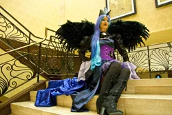 Size: 1024x682 | Tagged: safe, artist:kana-mitsu, derpibooru import, princess luna, human, cosplay, irl, irl human, photo, solo