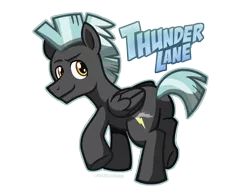 Size: 1276x992 | Tagged: safe, artist:bcpony, derpibooru import, thunderlane, pegasus, pony, backwards cutie mark, looking at you, male, simple background, solo, stallion, transparent background, underhoof