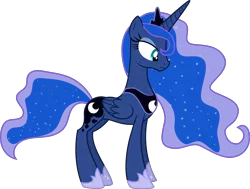 Size: 7917x6000 | Tagged: absurd resolution, artist:byteslice, derpibooru import, luna eclipsed, princess luna, safe, simple background, solo, transparent background, vector