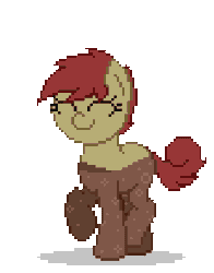 Size: 321x409 | Tagged: animated, artist:mrponiator, blank flank, bubble, burp, cute, derpibooru import, drink pony, eyes closed, female, gif, oc, oc:coke pony, open mouth, original species, pixel art, prancing, safe, simple background, smiling, solo, :t, transparent background, trotting, trotting in place, unofficial characters only, wat