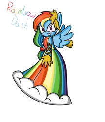 Size: 2976x3456 | Tagged: anthro, artist:natik2004, clothes, derpibooru import, dress, gala dress, high res, rainbow dash, request, safe, simple background, solo, sonicified, sonic the hedgehog (series), style emulation, white background