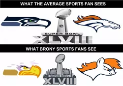 Size: 1385x968 | Tagged: safe, derpibooru import, gilda, gryphon, american football, denver broncos, nfl, seattle seahawks, sports, super bowl, super bowl xlviii