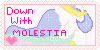 Size: 100x50 | Tagged: artist:delphoxxx, derpibooru import, deviantart stamp, down with molestia, drama, drama bait, jontron thread, princess celestia, princess molestia, safe