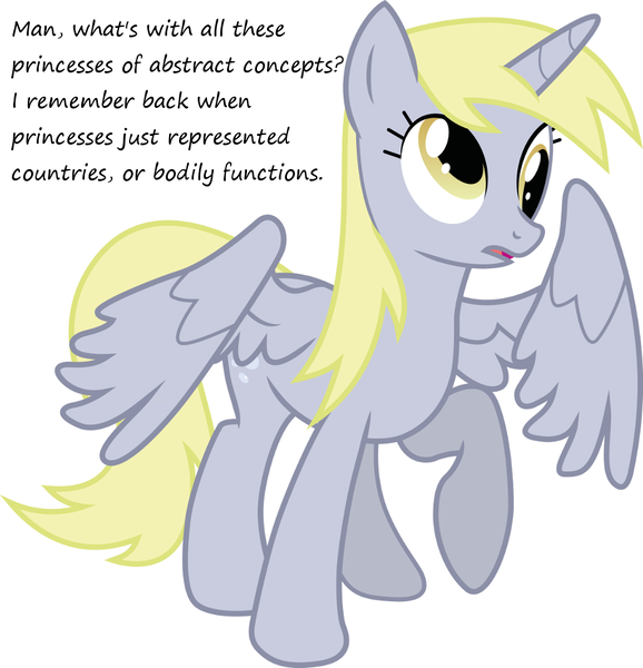 Size: 966x1003 | Tagged: safe, artist:tourniquetmuffin, derpibooru import, derpy hooves, alicorn, pony, abstract, derpicorn, insane pony thread, race swap, simple background, solo, tumblr, vector, white background