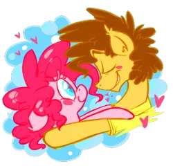 Size: 600x576 | Tagged: safe, artist:softcoremirth, derpibooru import, cheese sandwich, pinkie pie, pinkie pride, cheesepie, female, male, shipping, straight