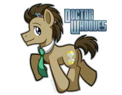 Size: 1276x992 | Tagged: safe, artist:bcpony, derpibooru import, doctor whooves, time turner, earth pony, pony, doctor who, necktie, simple background, solo, sonic screwdriver, transparent background