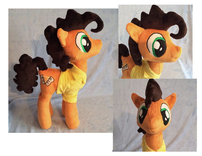 Size: 1308x1011 | Tagged: artist:sophillia, cheese sandwich, derpibooru import, irl, photo, pinkie pride, plushie, safe, solo, that was fast