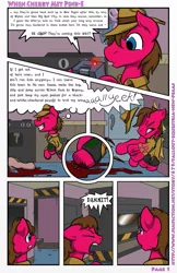 Size: 931x1440 | Tagged: comic, derpibooru import, fallout equestria, new pegas, oc, oc:cherry pie, pink-e, semi-grimdark