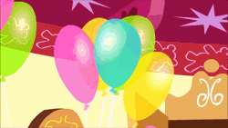 Size: 576x324 | Tagged: animated, balloon, deflation, derpibooru import, pinkie pie, pinkie pride, sad, safe, solo