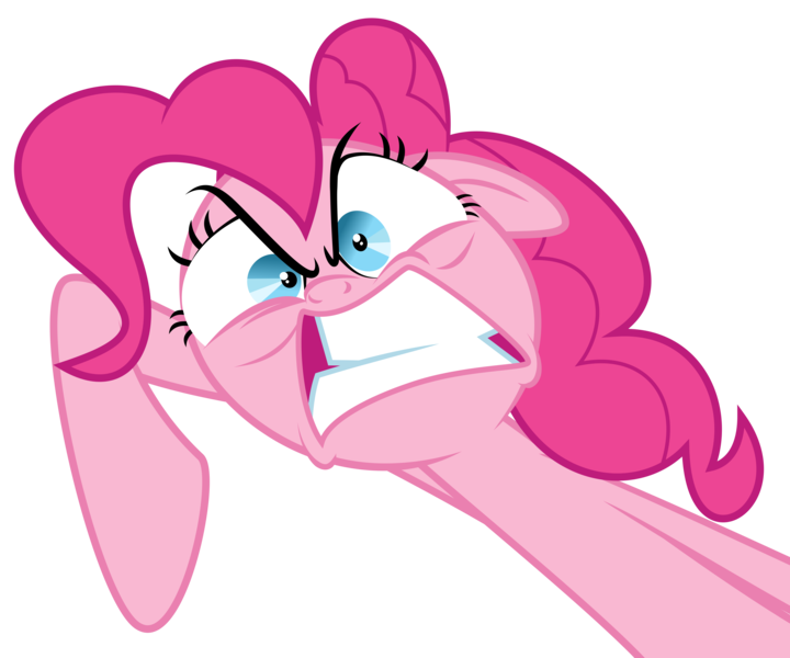 Size: 7197x6000 | Tagged: absurd resolution, angry, artist:masem, derpibooru import, faic, pinkie pie, pinkie pride, safe, simple background, solo, transparent background, vector