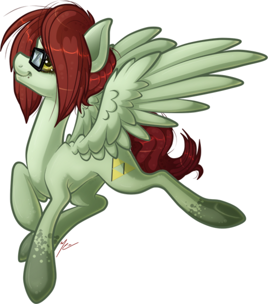 Size: 542x615 | Tagged: safe, artist:ruaniamh, derpibooru import, oc, unofficial characters only, pegasus, pony, ponysa, solo