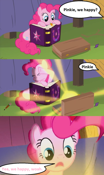 Size: 862x1446 | Tagged: safe, artist:ed-skar, derpibooru import, pinkie pie, pinkie pride, case, comic, pulp fiction