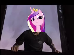 Size: 1057x786 | Tagged: derpibooru import, kenny, princess cadance, safe, telltale games, the walking dead