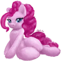 Size: 1896x1925 | Tagged: artist:monikakryza, derpibooru import, fluffy, pinkie pie, safe, solo