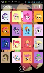 Size: 480x800 | Tagged: safe, derpibooru import, apple bloom, applejack, big macintosh, derpy hooves, doctor whooves, fluttershy, pinkie pie, princess celestia, princess luna, rainbow dash, rarity, scootaloo, spike, sweetie belle, time turner, twilight sparkle, android, earth pony, pony, app, cutie mark crusaders, google, male, mane six, mlp soundboard, phone, smartphone, stallion, wallpaper, widget